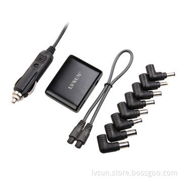 90W Ultra-slim Universal Laptop Car Charger, Automatic Switch the Voltage from 14 to 24V